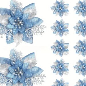 Blue Poinsettias