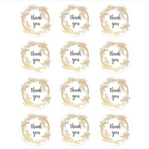 Black & Gold thank you