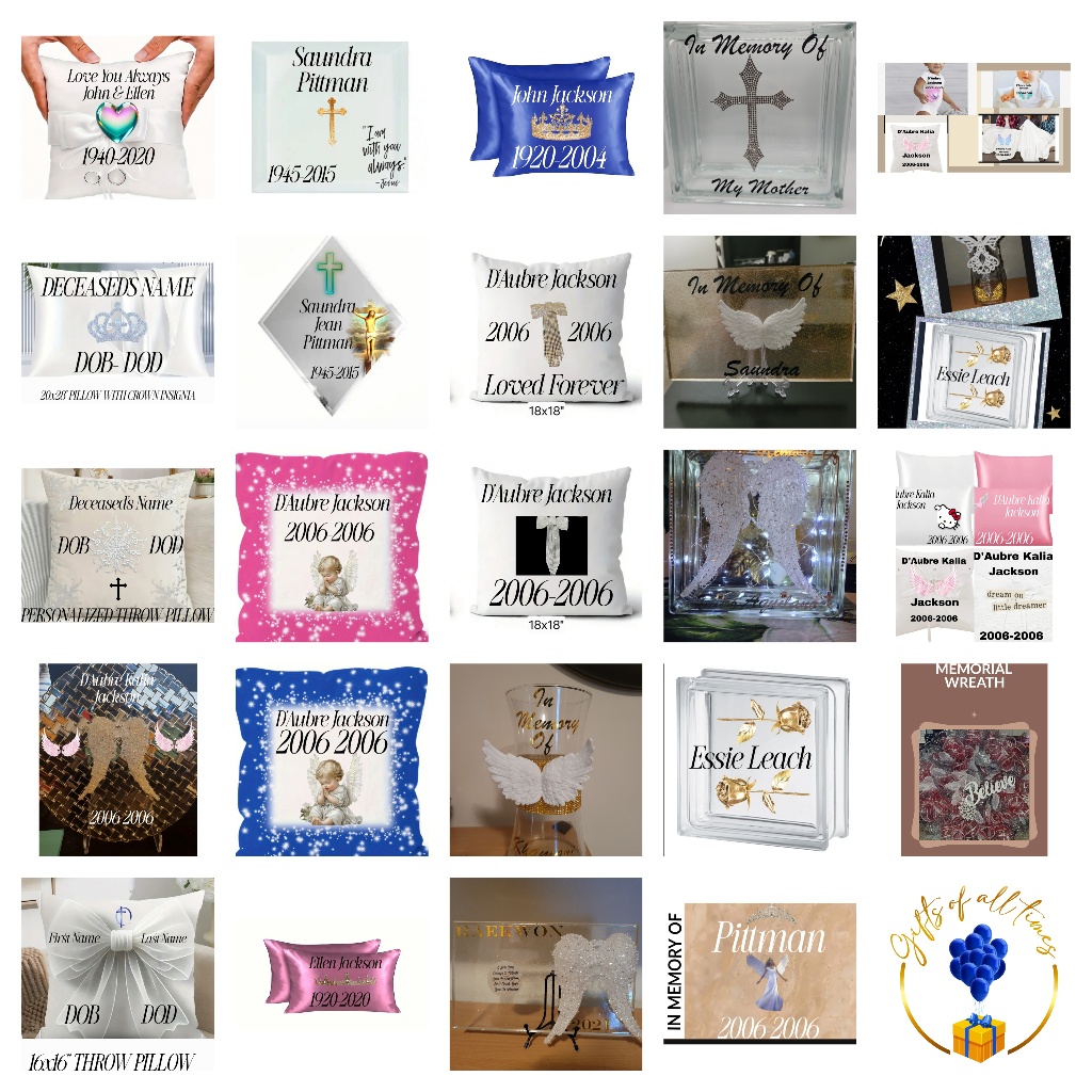 Custom Memorial Items