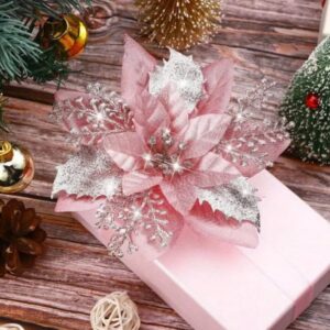 Pink Poinsettias