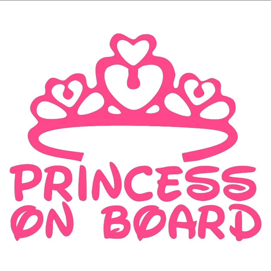 Princess on Board (Pink)